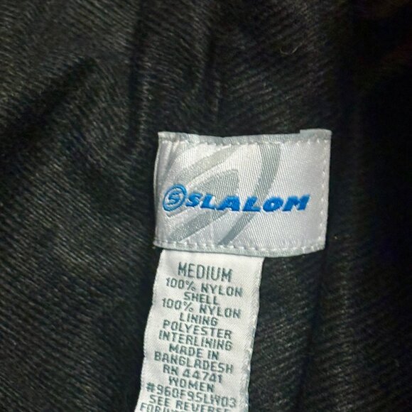 ~~Slalom Men's Size M Black Insulated Ski Pants Snowboard Snow Pants..VGUC!!! - Picture 3 of 4